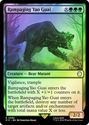 Rampaging Yao Guai (pip) (82) / Foil