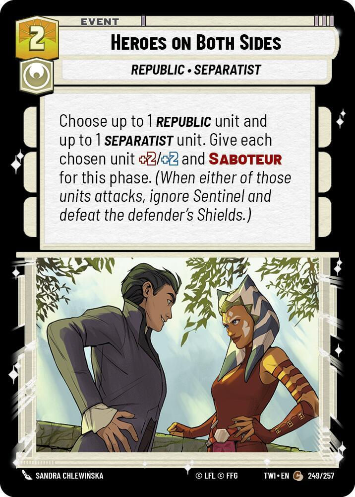 Heroes on Both Sides (TWI) (249/257) / Foil