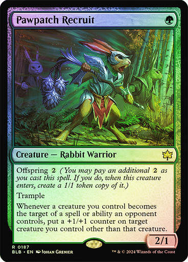 Pawpatch Recruit (blb) (187) / Foil