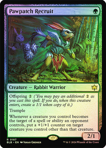 Pawpatch Recruit (blb) (187) / Foil
