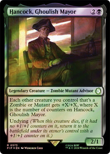 Hancock, Ghoulish Mayor (pip) (573) / Surge Foil