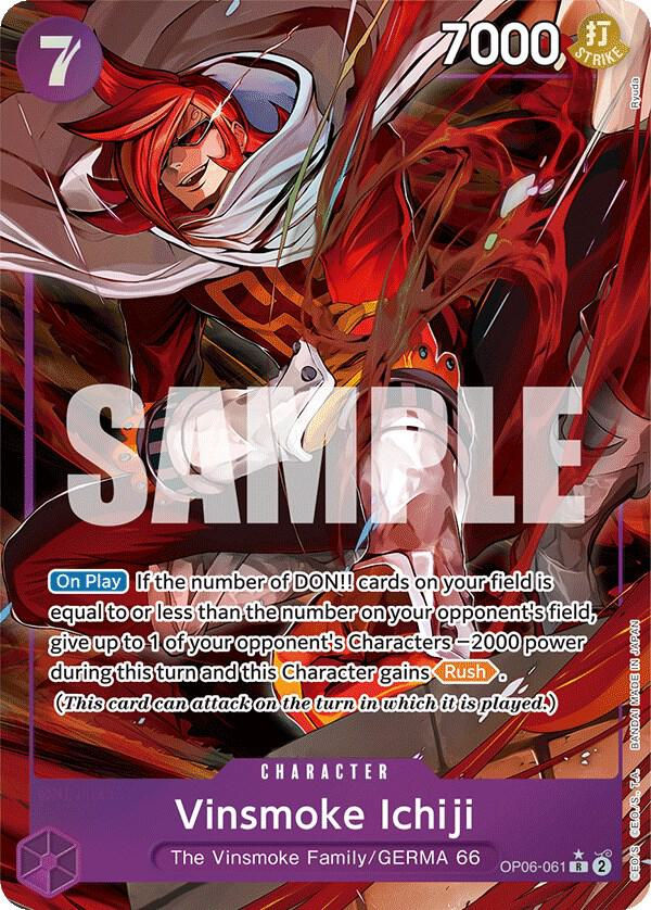 Vinsmoke Ichiji (061) (Alternate Art) (OP06-061) / Foil