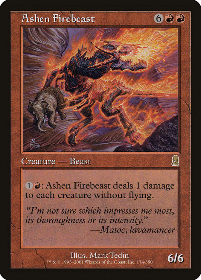 Ashen Firebeast (ody)