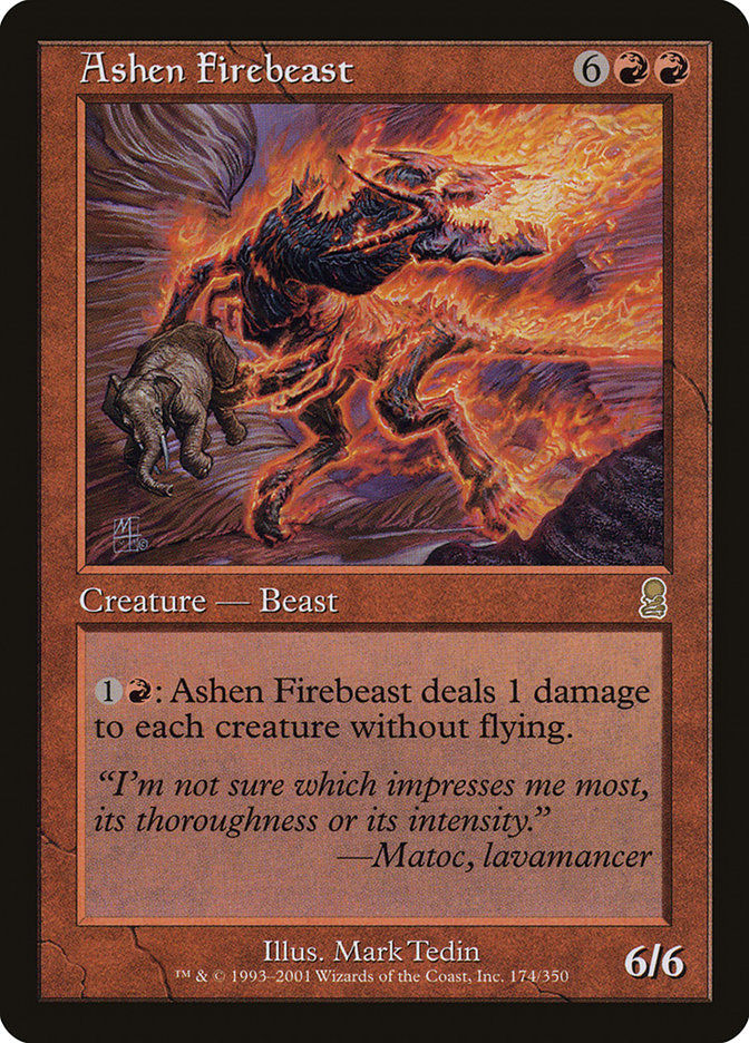 Ashen Firebeast (ody)
