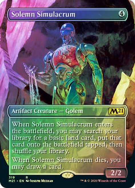 Solemn Simulacrum (Borderless) (M21) / Foil