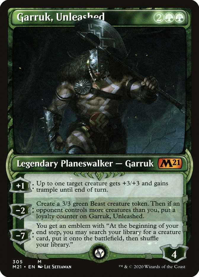 Garruk, Unleashed (M21) (305) / Showcase