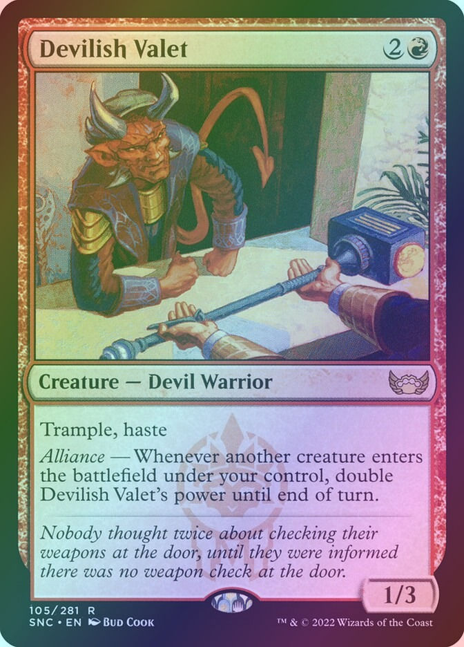 Devilish Valet (SNC) (105) / Foil