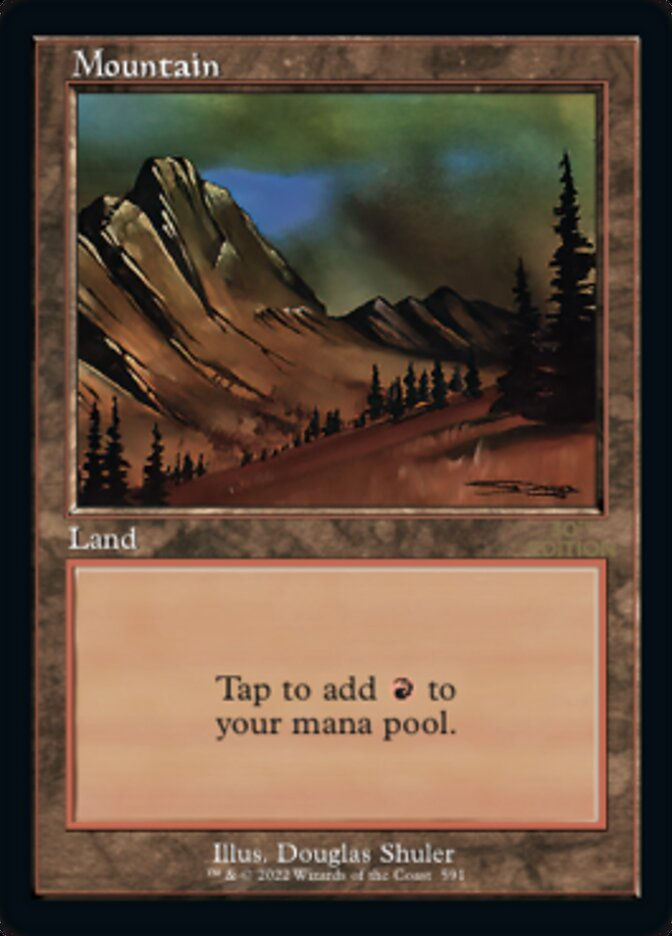Mountain (30a_591) / Retro Frame