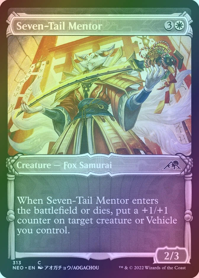 Seven-Tail Mentor (NEO) (313) / Showcase / Foil