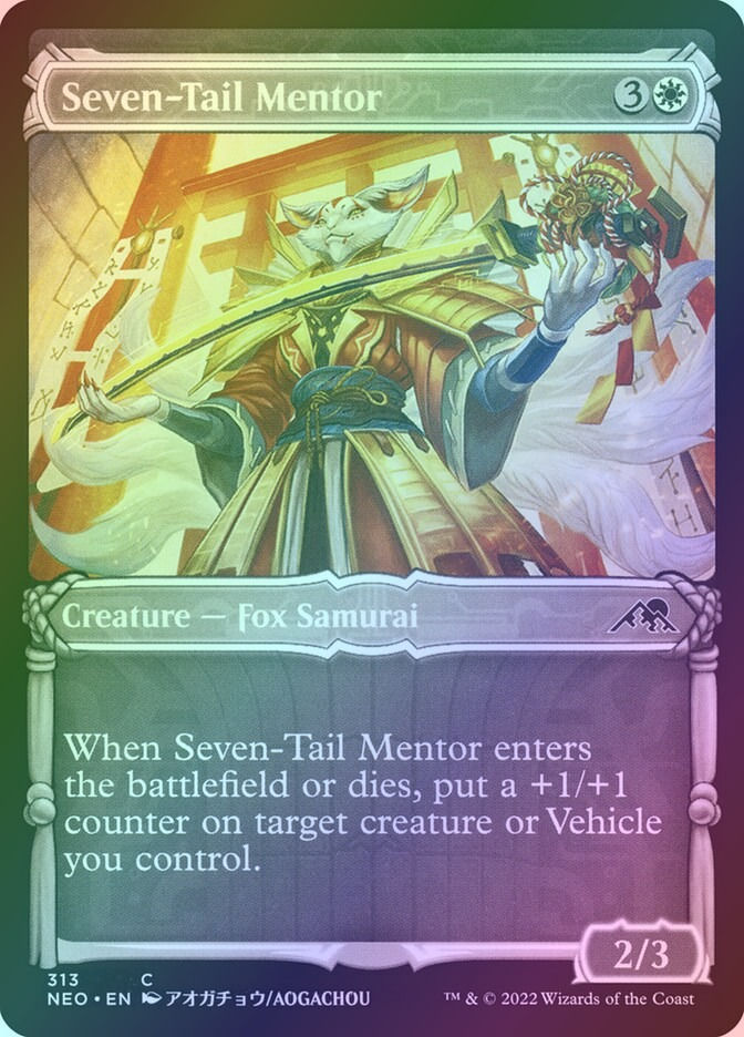 Seven-Tail Mentor (NEO) (313) / Showcase / Foil