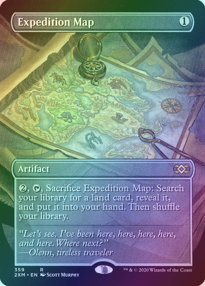 Expedition Map (2XM) (359) / Borderless / Foil