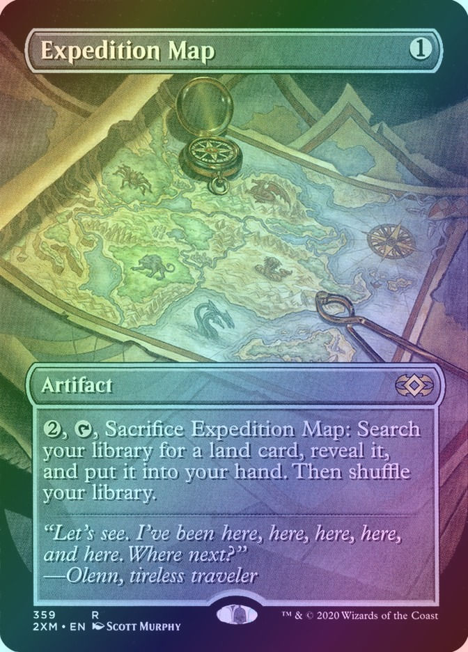 Expedition Map (2XM) (359) / Borderless / Foil