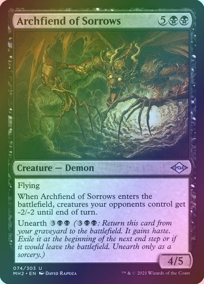 Archfiend of Sorrows (MH2) (74) / Foil