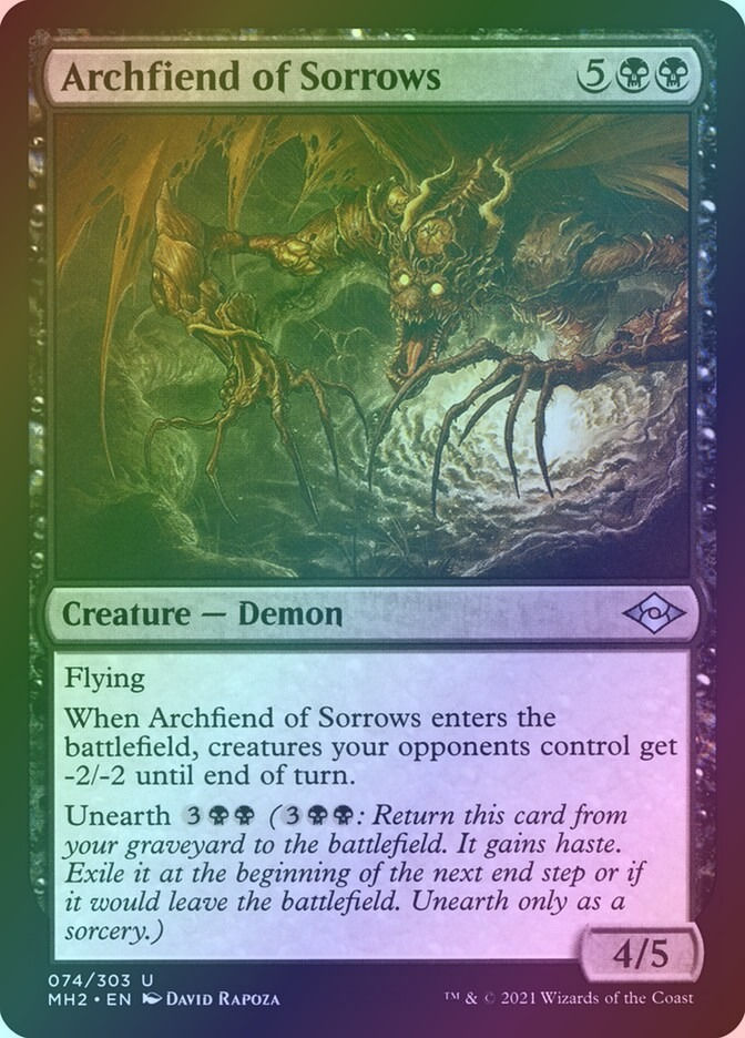 Archfiend of Sorrows (MH2) (74) / Foil