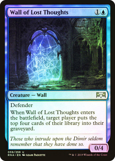 Wall of Lost Thoughts (RNA) (59) / Foil