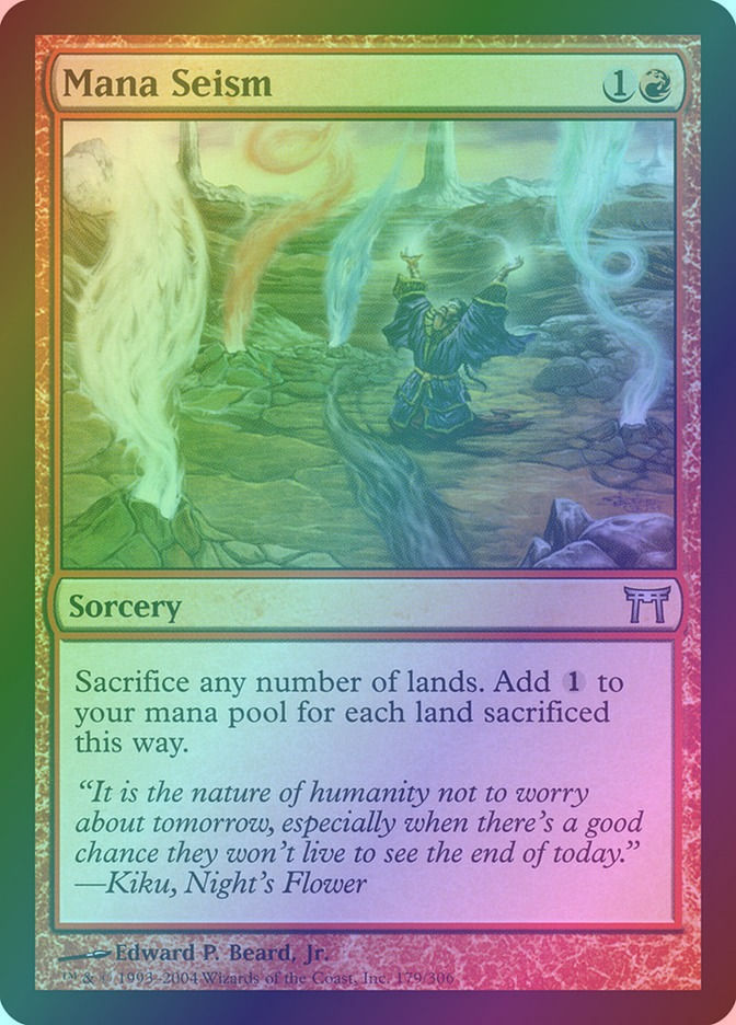 Mana Seism (CHK) (179) / Foil