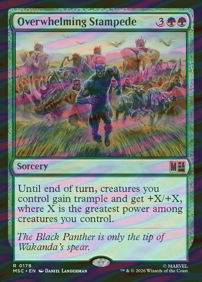 Overwhelming Stampede (MSC) (178) / Surge Foil