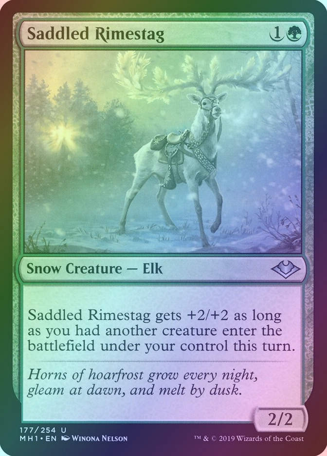 Saddled Rimestag (MH1) (177) / Foil