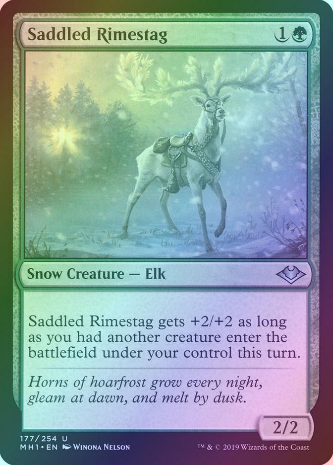 Saddled Rimestag (MH1) (177) / Foil
