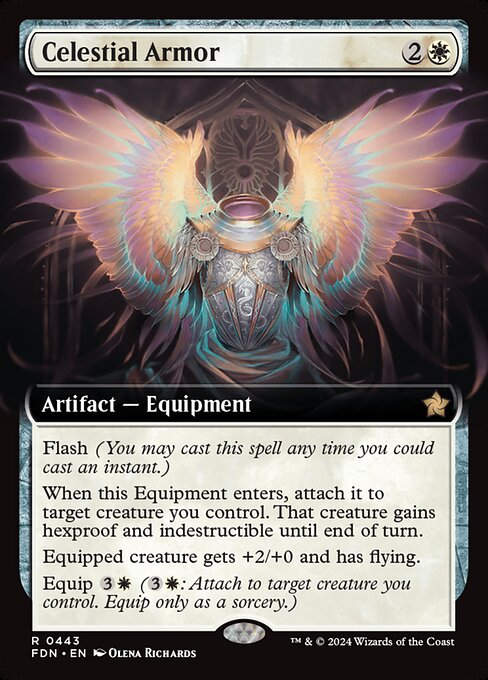 Celestial Armor (FDN) (443) / Extended Art