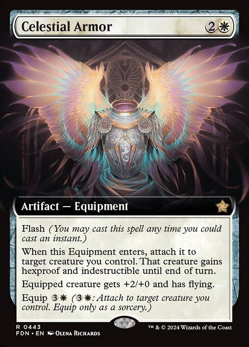 Celestial Armor (FDN) (443) / Extended Art