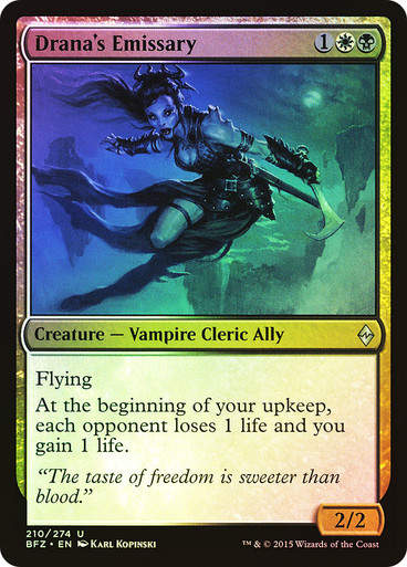 Drana's Emissary (BFZ) (210) / Foil