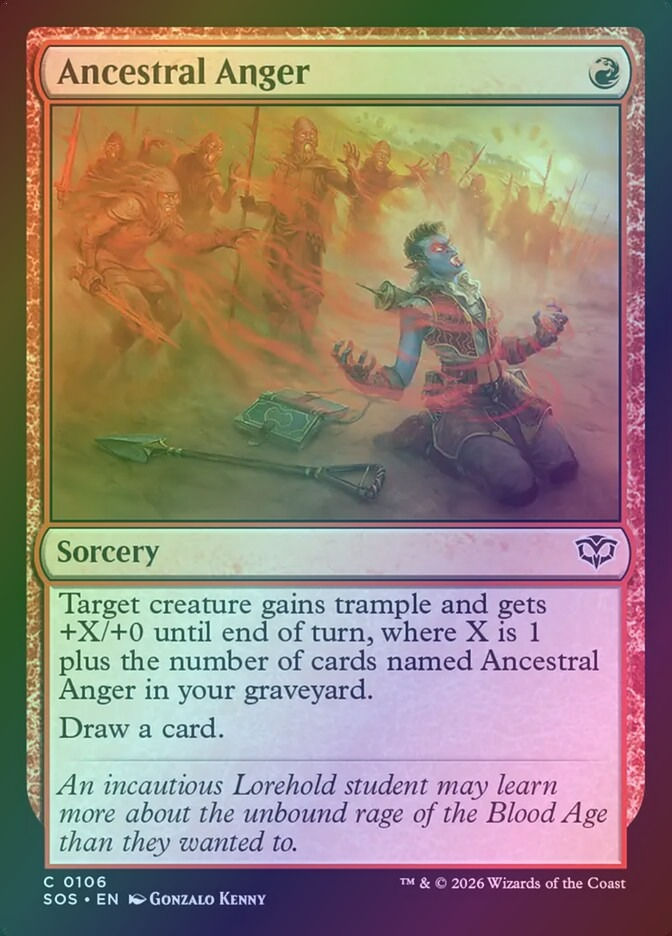 Ancestral Anger (SOS) (106) / Foil