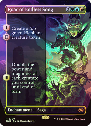 Roar of Endless Song (TDM) (390) / Foil / Borderless