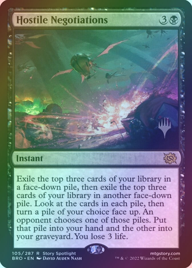 Hostile Negotiations (PBRO) (105p) / Foil