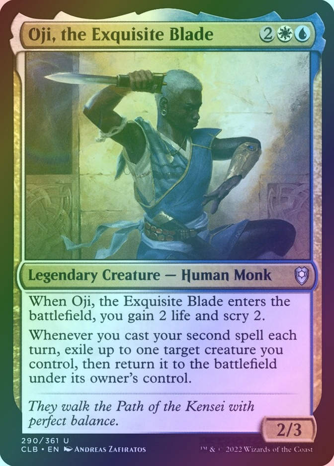 Oji, the Exquisite Blade (CLB) (290) / Foil