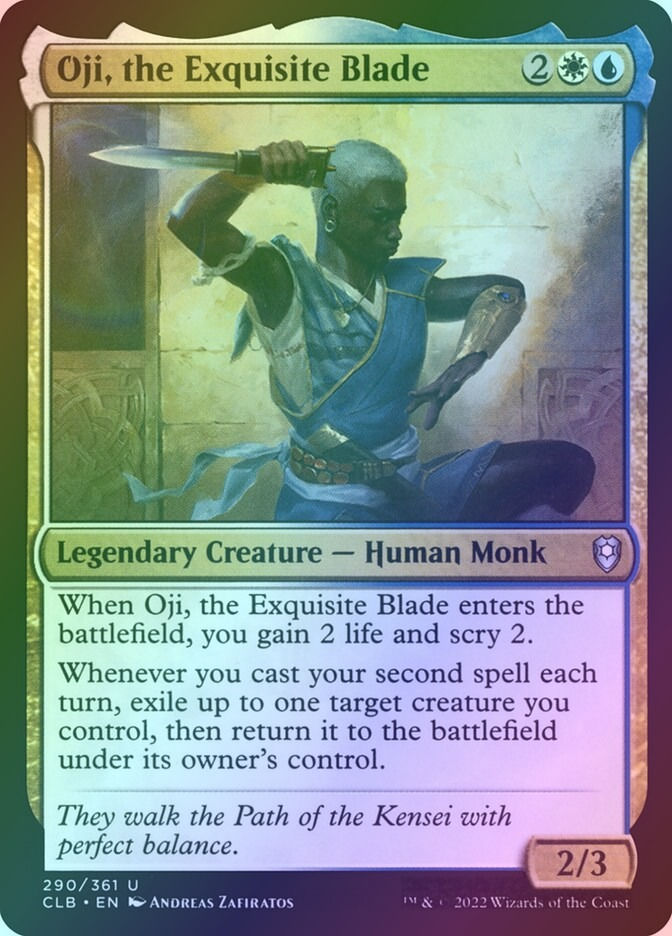 Oji, the Exquisite Blade (CLB) (290) / Foil