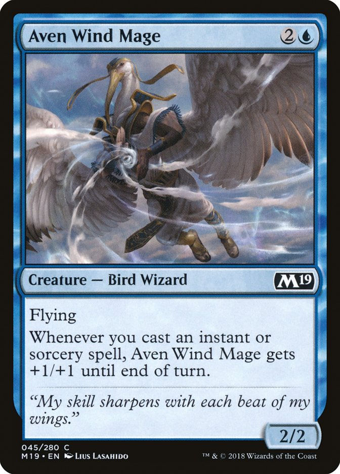 Aven Wind Mage (M19) (45)