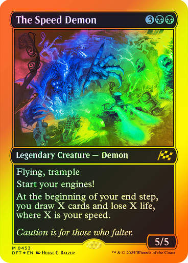 The Speed Demon (DFT) (453)  / First Place Foil