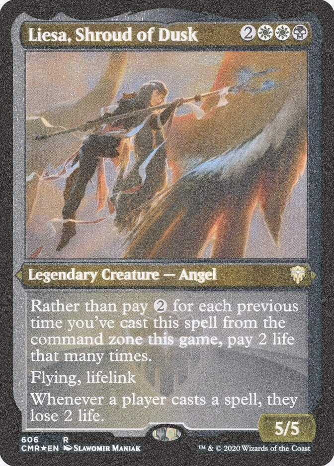 Liesa, Shroud of Dusk (CMR) (606) / Foil Etched