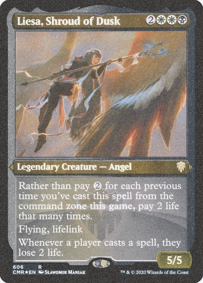 Liesa, Shroud of Dusk (CMR) (606) / Foil Etched