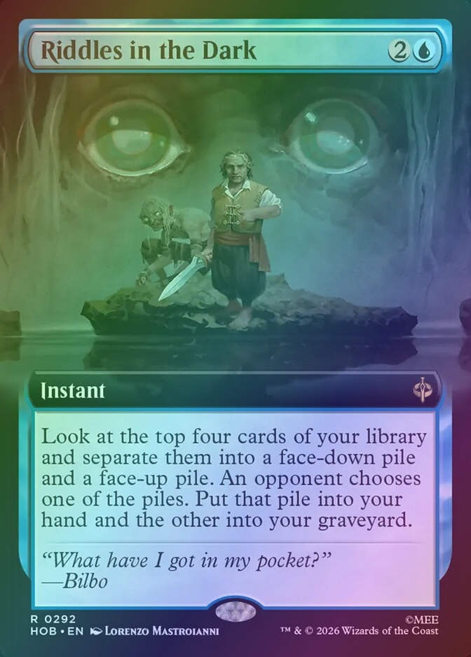 Riddles in the Dark (HOB) (292) / Extended Art / Foil