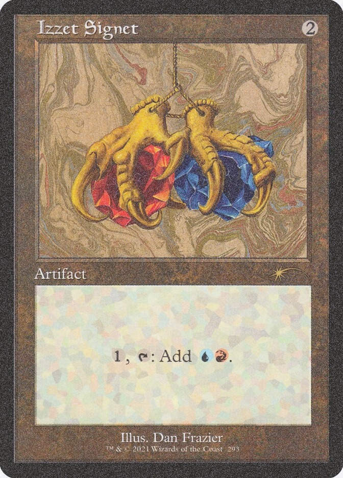 Izzet Signet (SLD) (293) / Foil Etched