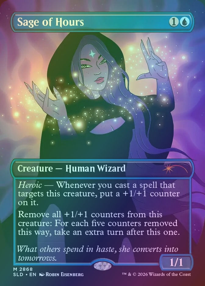 Sage of Hours (SLD) (2868) / Borderless / Foil