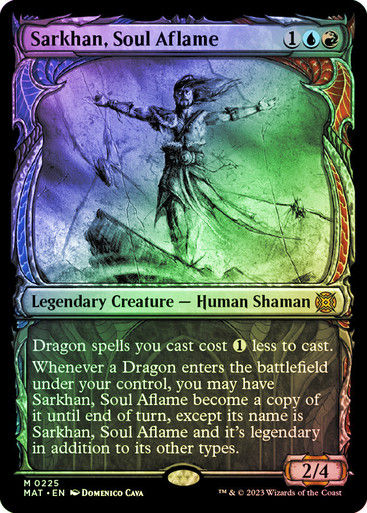 Sarkhan, Soul Aflame (MAT) / Showcase / Foil