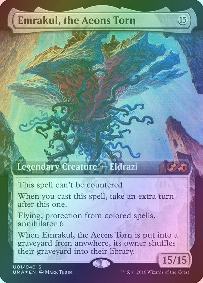 Emrakul, the Aeons Torn (PUMA) (U1) / Extended Art / Foil