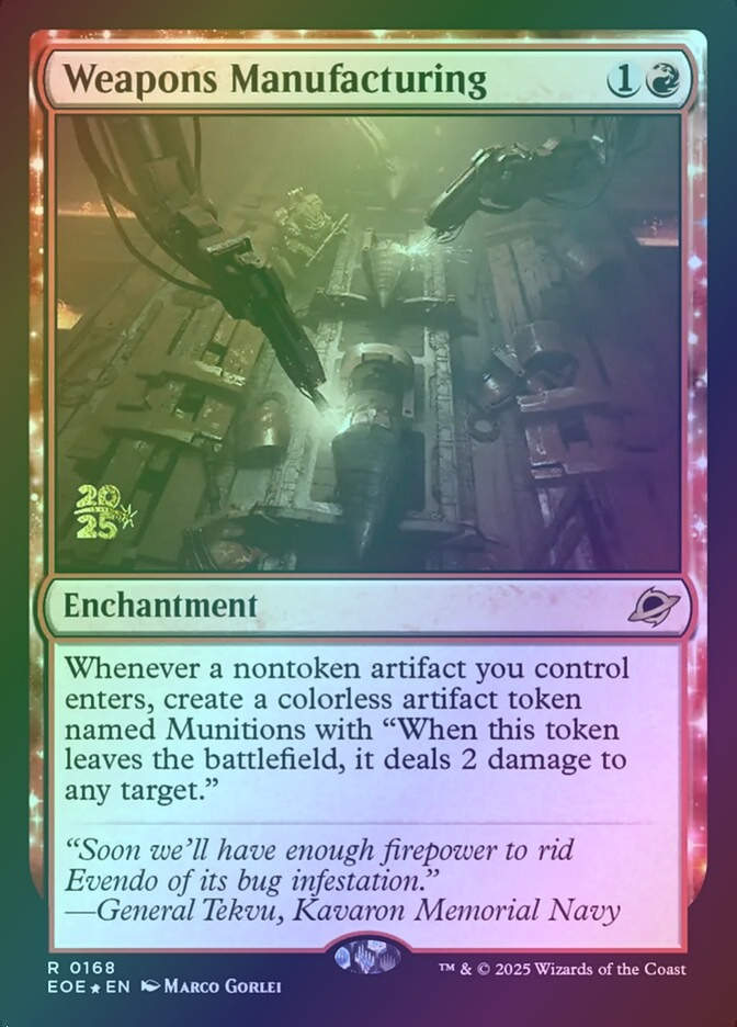 Weapons Manufacturing (PEOE) (168s) / Foil