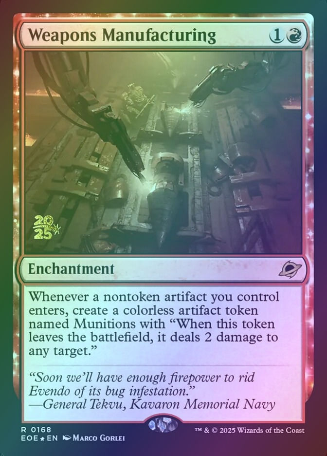 Weapons Manufacturing (PEOE) (168s) / Foil