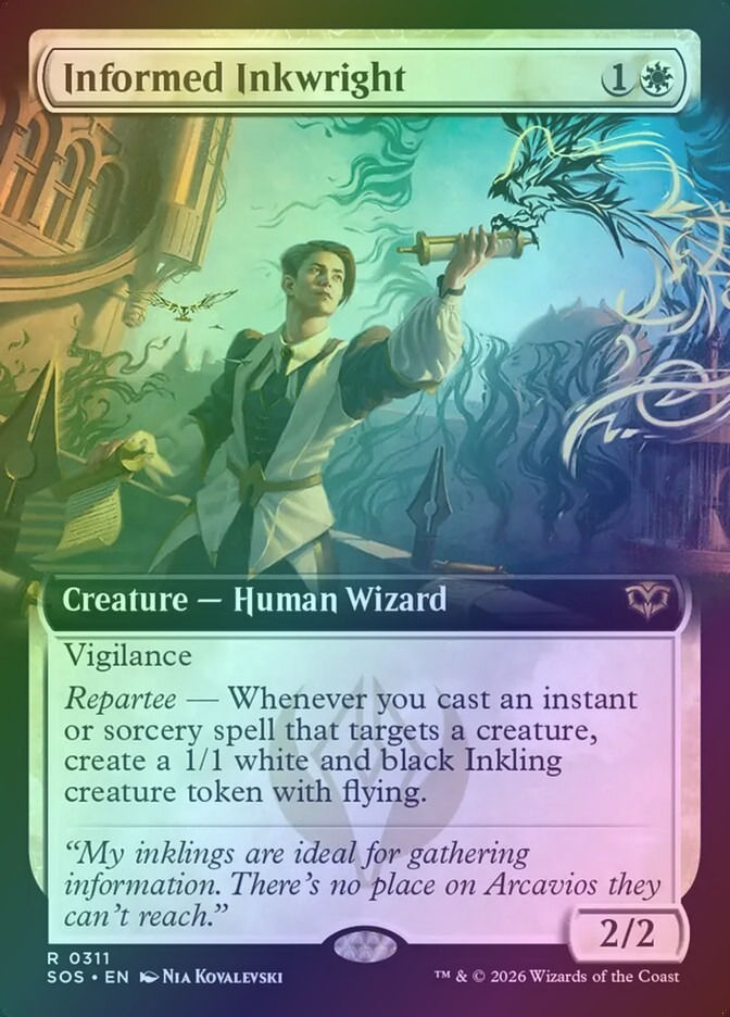 Informed Inkwright (SOS) (311) / Extended Art / Foil