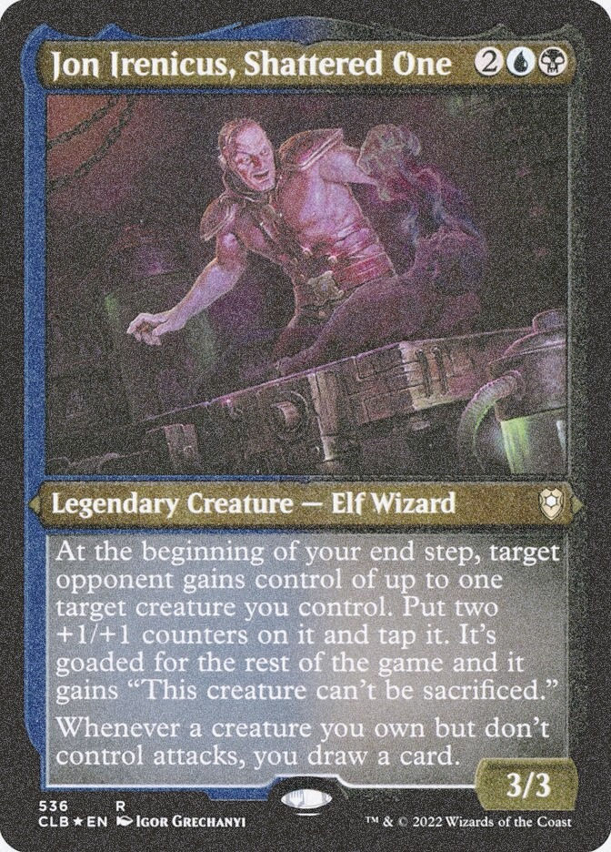 Jon Irenicus, Shattered One (CLB) (536) / Foil Etched