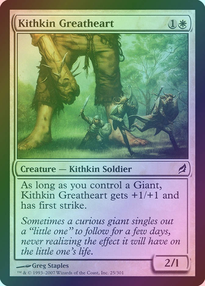 Kithkin Greatheart (LRW) (25) / Foil