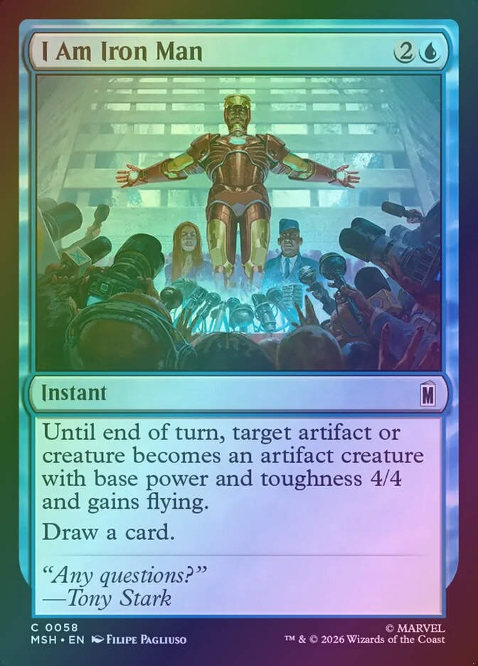 I Am Iron Man (MSH) (58) / Foil