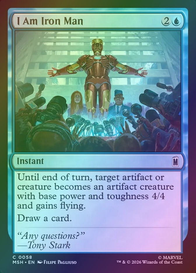 I Am Iron Man (MSH) (58) / Foil