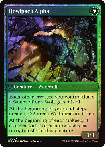 Mayor of Avabruck // Howlpack Alpha (INR) (207) / Foil — cara 2 de 2