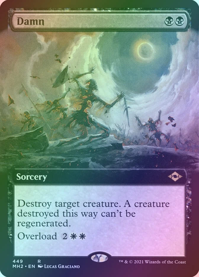 Damn (MH2) (449) / Extended Art / Foil