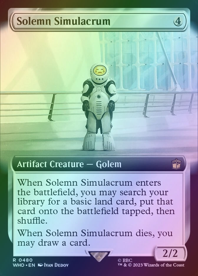 Solemn Simulacrum (WHO) (480) / Extended Art / Foil